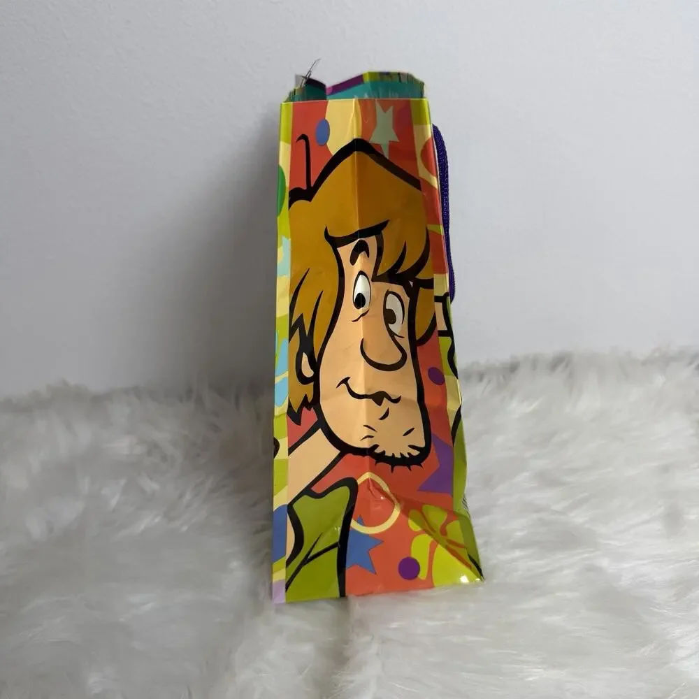Scooby Doo Gift Bag Vtg Retro Flowers Colorful Shaggy Medium Y2K Hallmark 1997